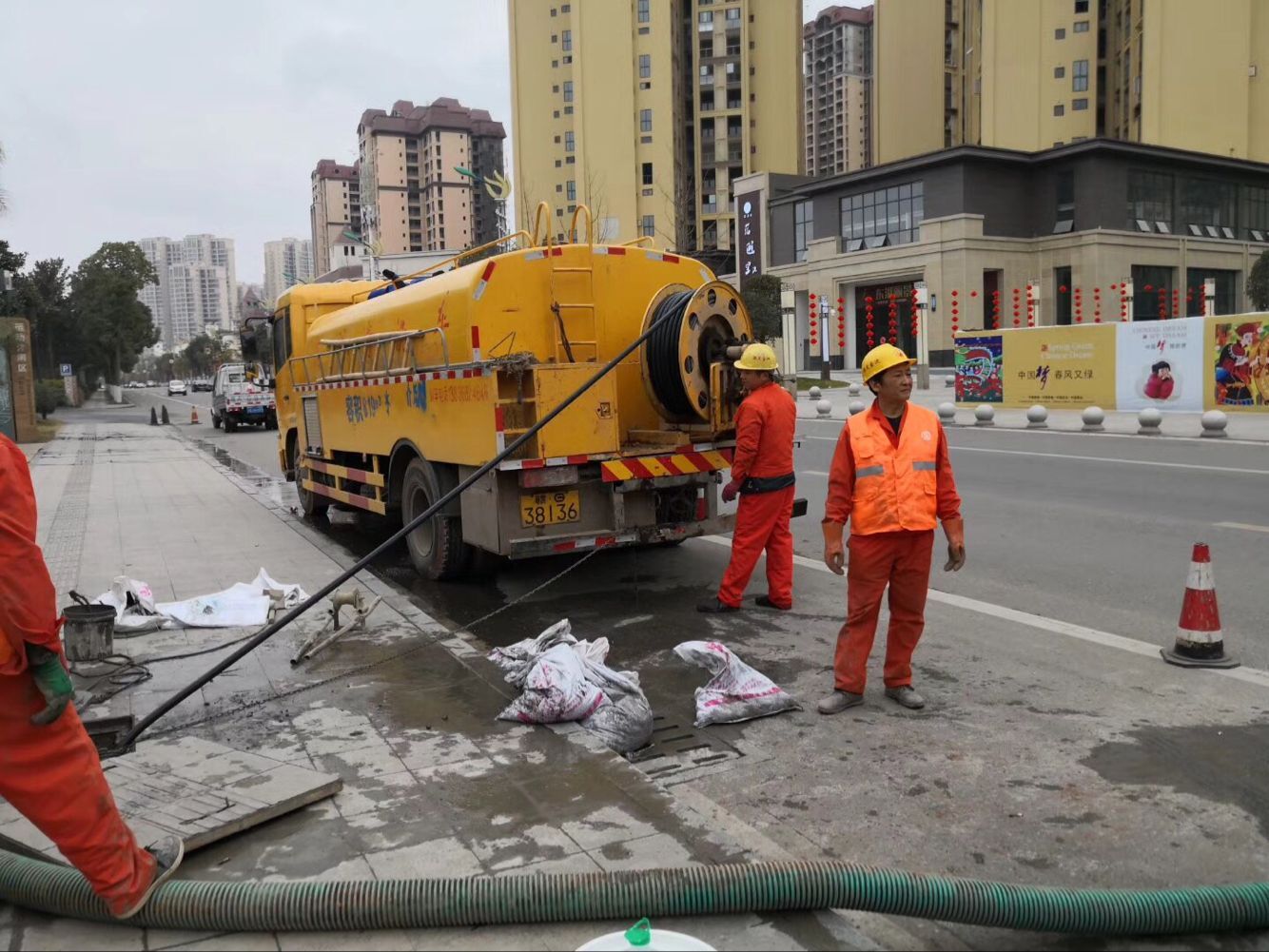 武侯排污管道清淤-管道清洗